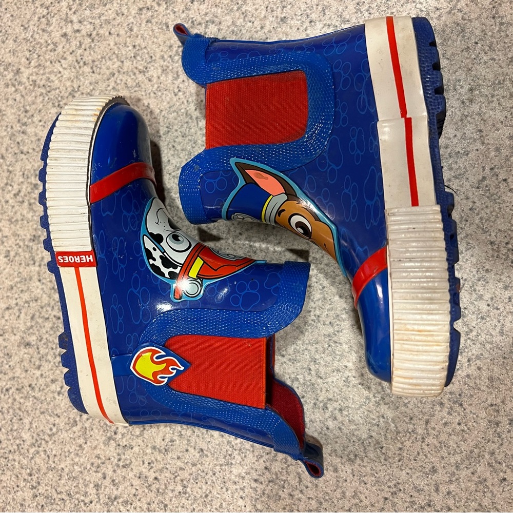 Paw patrol toddler rain boots